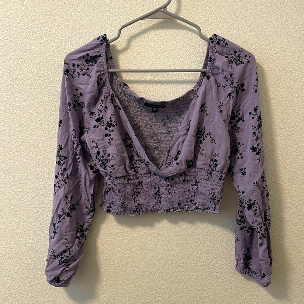 Kendall & Kylie Purple Top, Size M